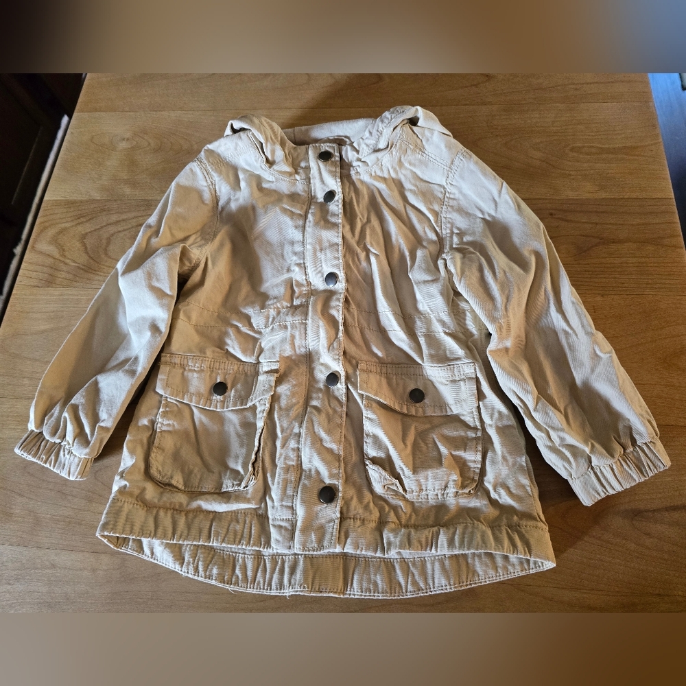 Old Navy Kids Beige Utility Jacket 3T
